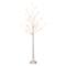 6ft. Pre-Lit White Artificial Twig Tree, Warm White LED Lights